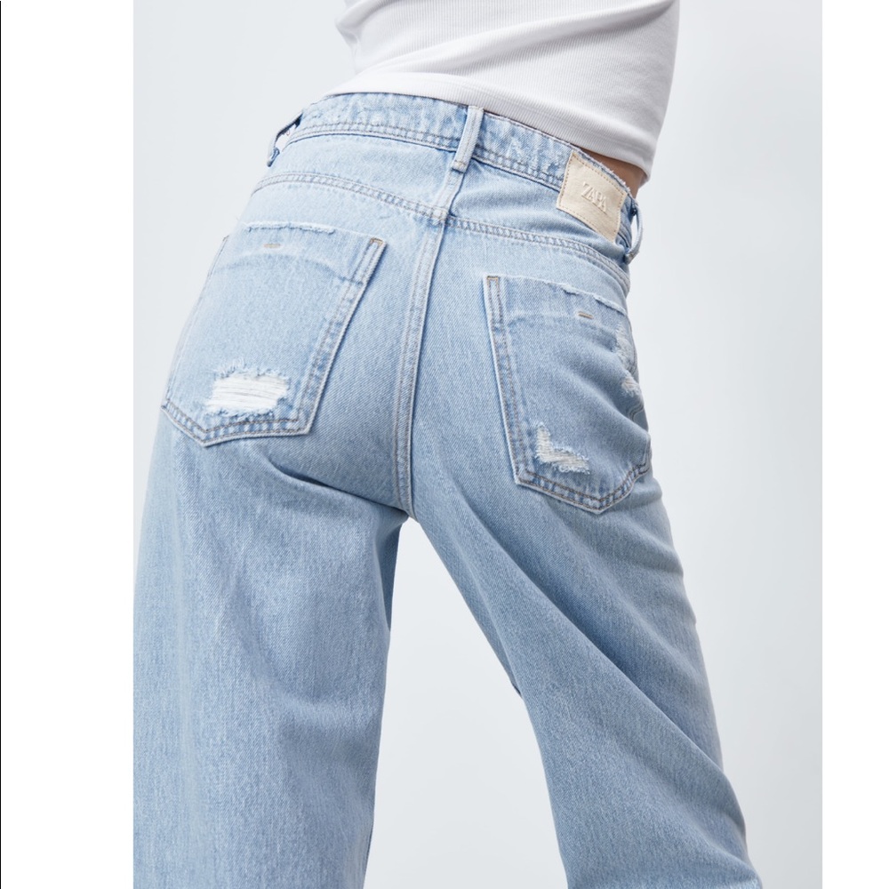 Zara Z1975 full length slit jeans - Picture 8 of 14